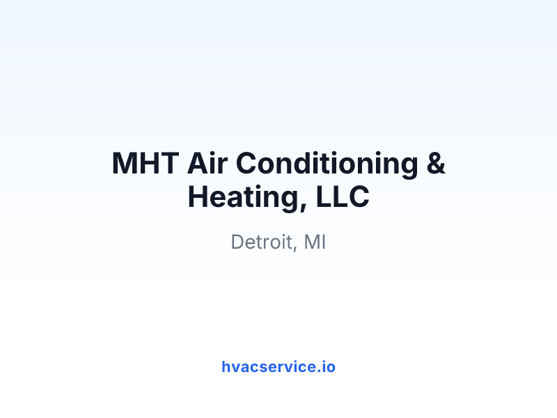 MHT Air Conditioning & Heating, LLC