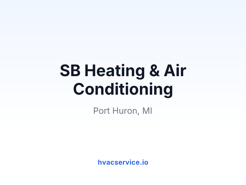 SB Heating & Air Conditioning