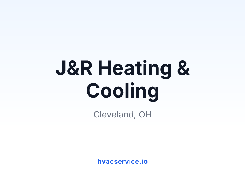 J&R Heating & Cooling