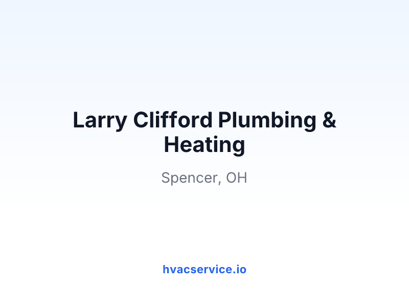 Larry Clifford Plumbing & Heating