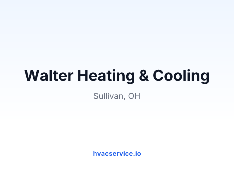 Walter Heating & Cooling