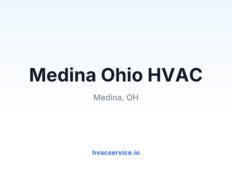 Medina Ohio HVAC