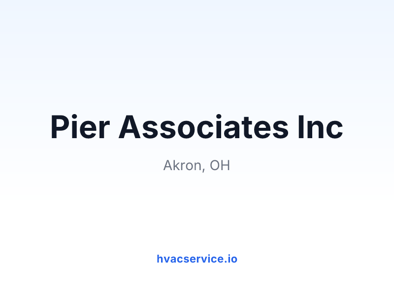 Pier Associates Inc
