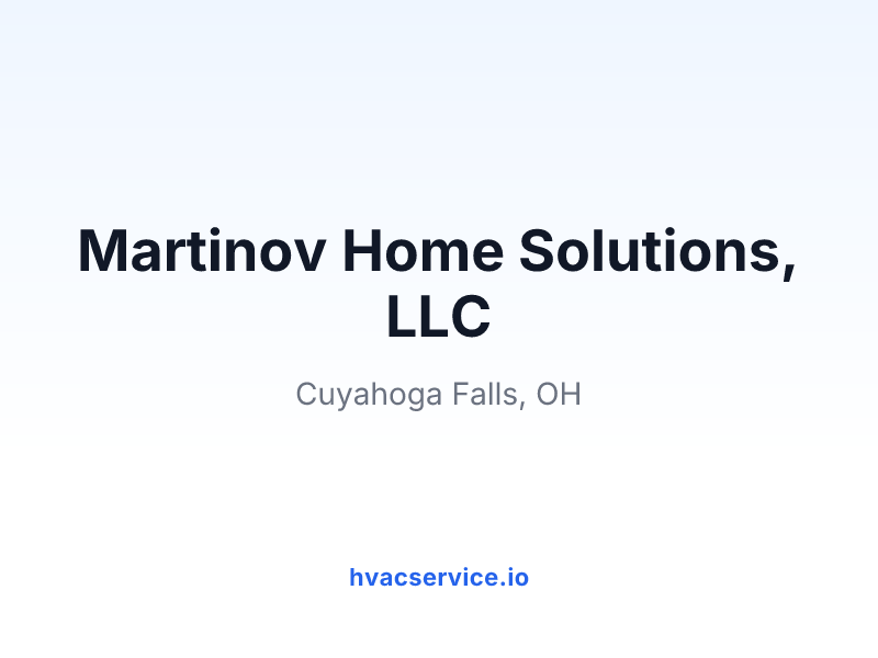 Martinov Home Solutions, LLC