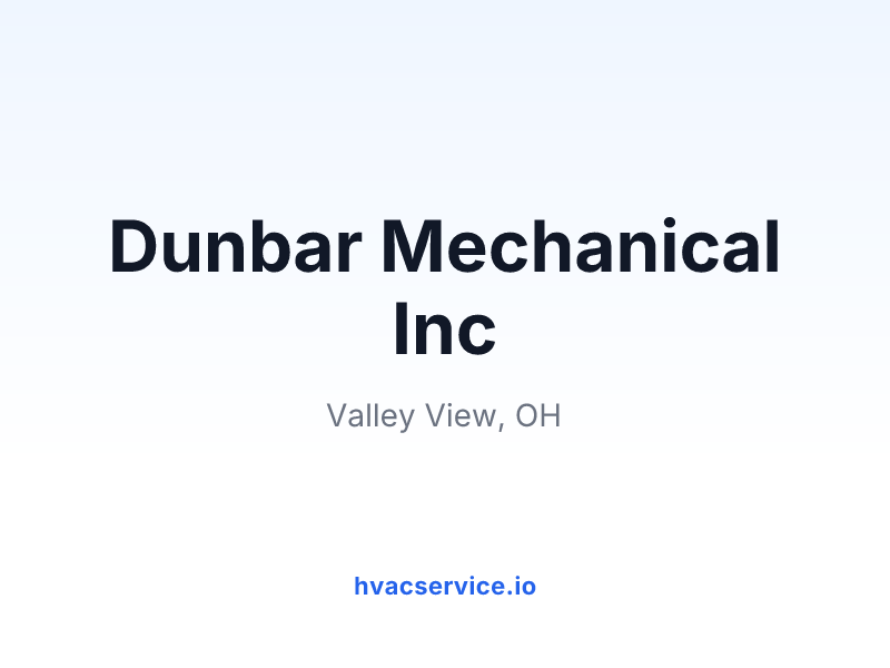 Dunbar Mechanical Inc