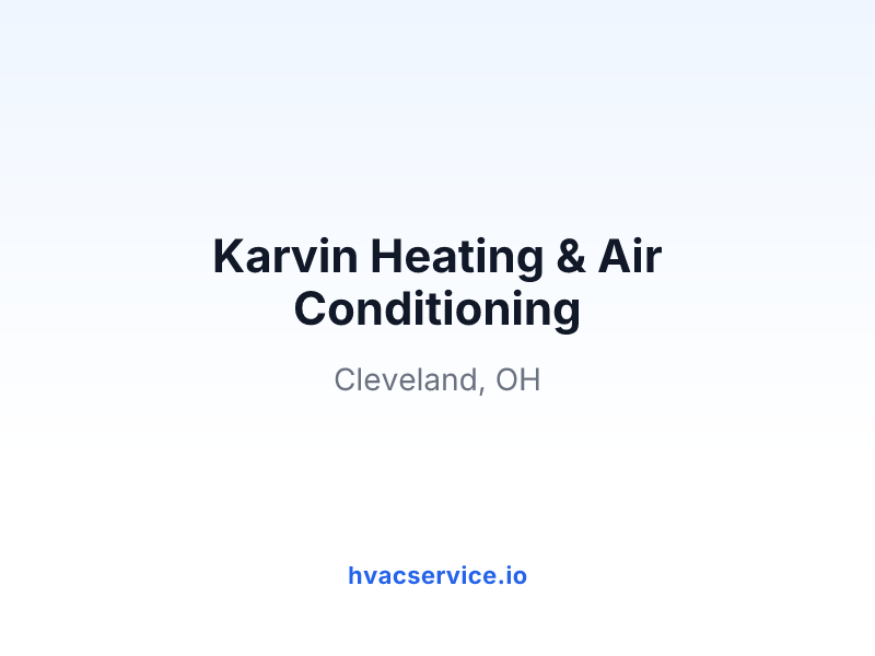 Karvin Heating & Air Conditioning