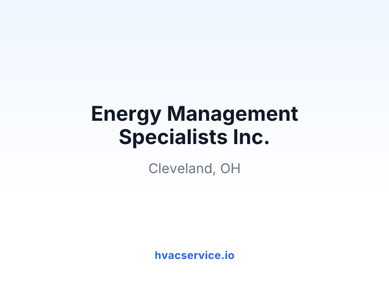 Energy Management Specialists Inc.