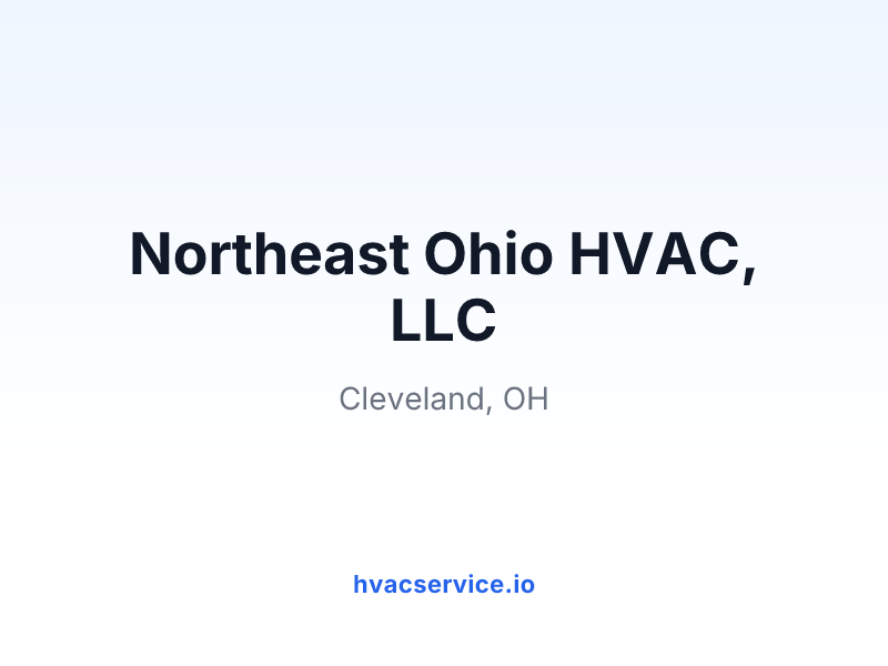 Northeast Ohio HVAC, LLC
