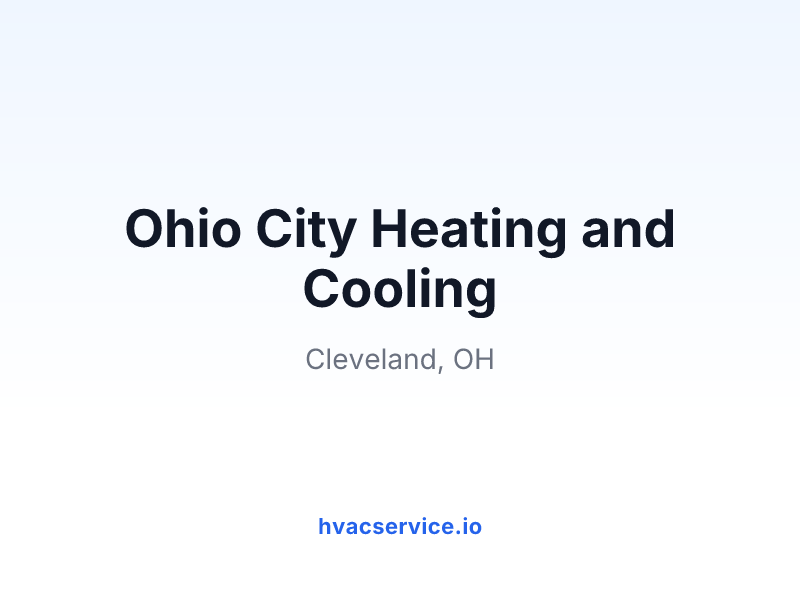 Ohio City Heating and Cooling LLC