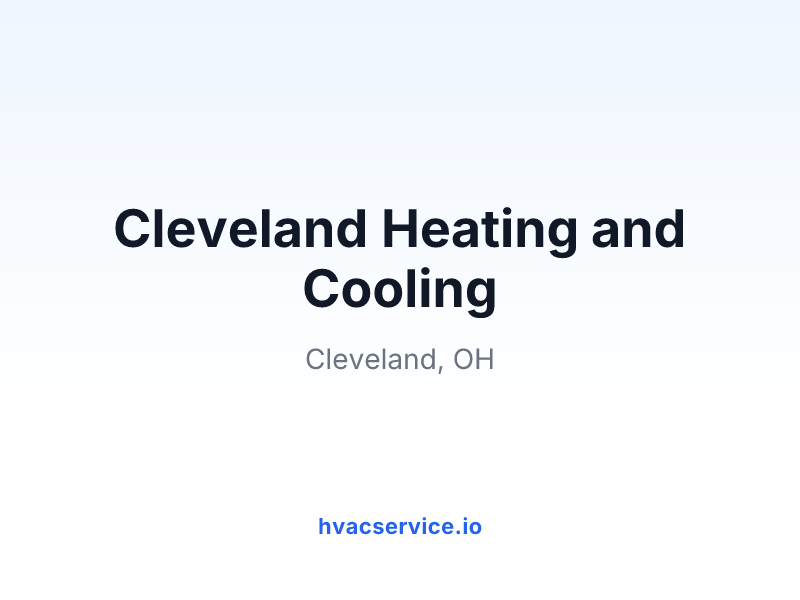 Cleveland Heating and Cooling
