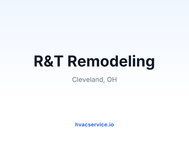 R&T Remodeling