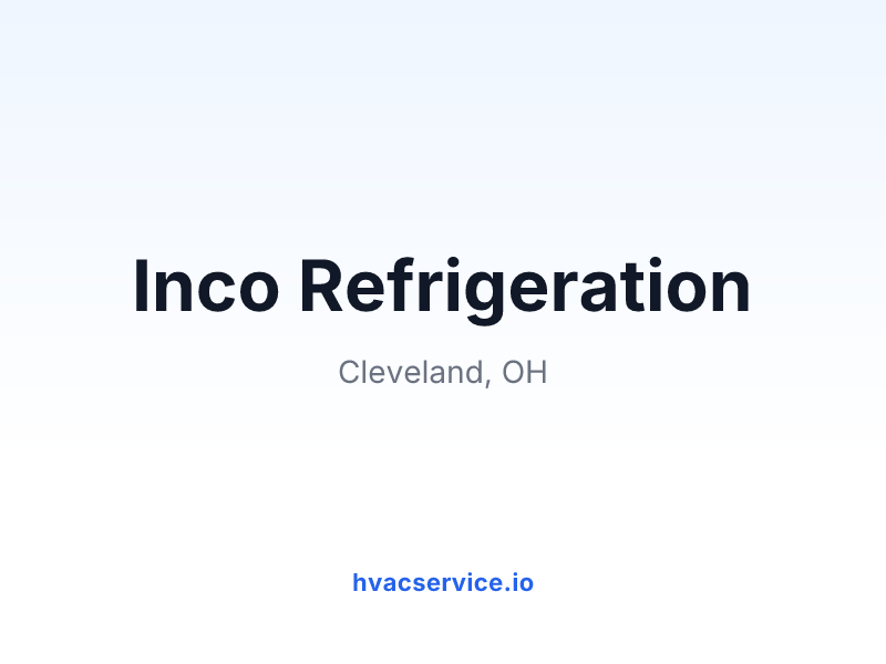 Inco Refrigeration