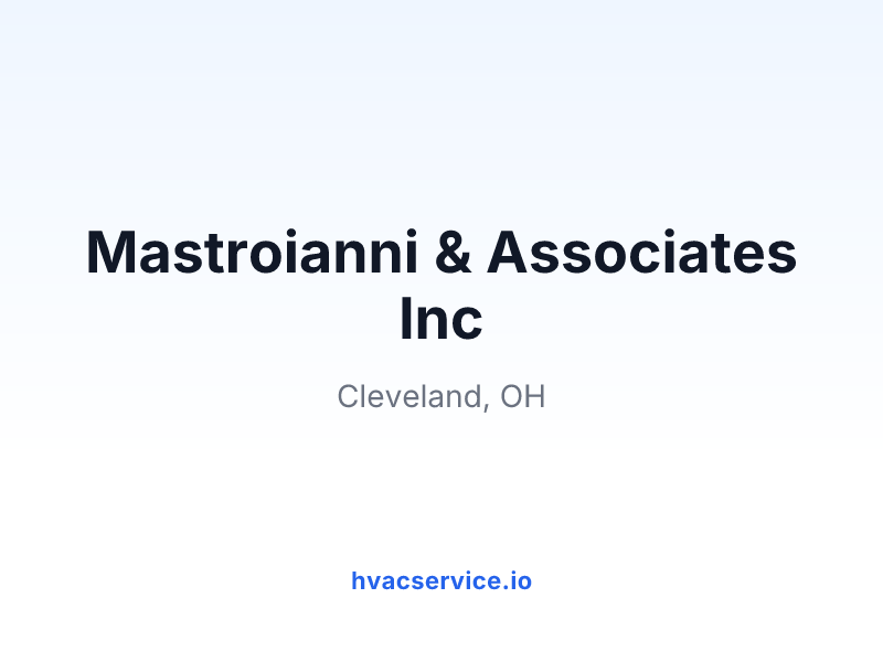 Mastroianni & Associates Inc