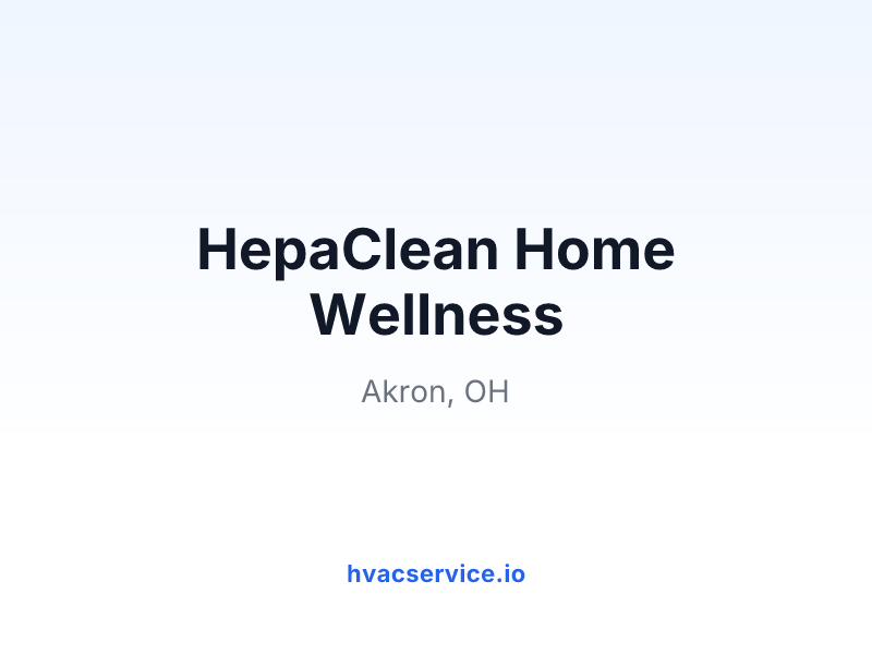 HepaClean Home Wellness