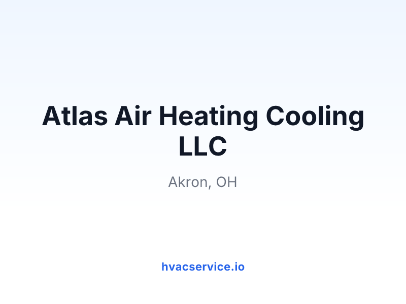 Atlas Air Heating Cooling LLC