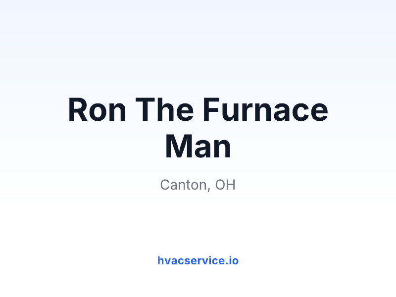 Ron The Furnace Man