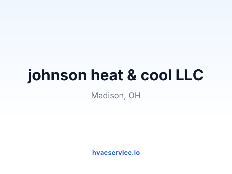johnson heat & cool LLC