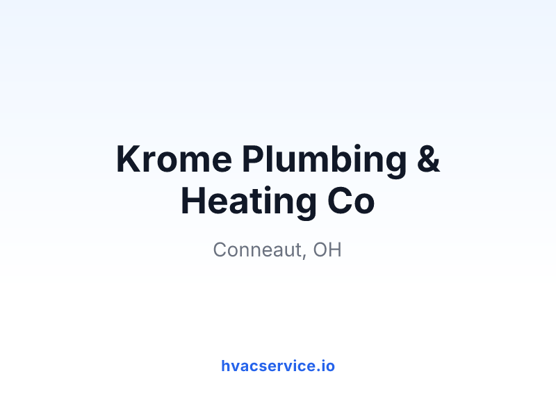 Krome Plumbing & Heating Co