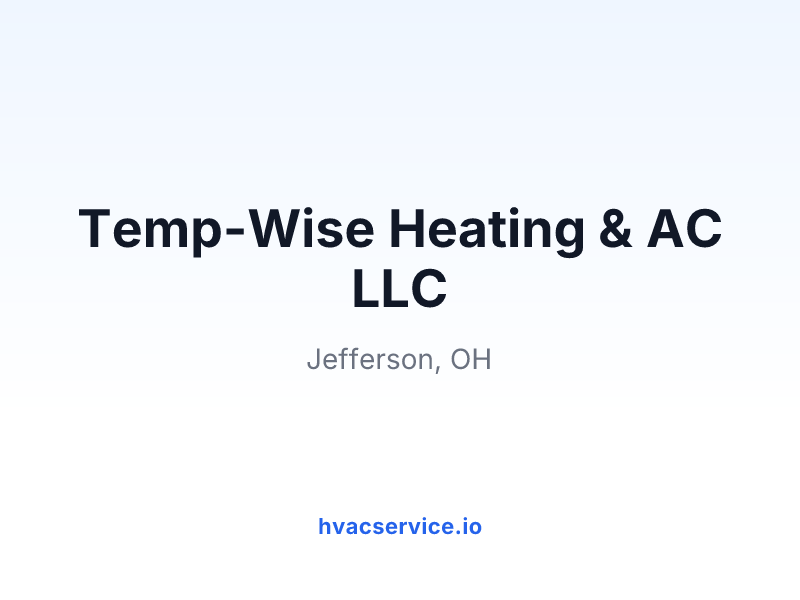 Temp-Wise Heating & AC LLC
