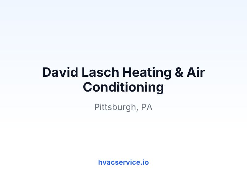 David Lasch Heating & Air Conditioning