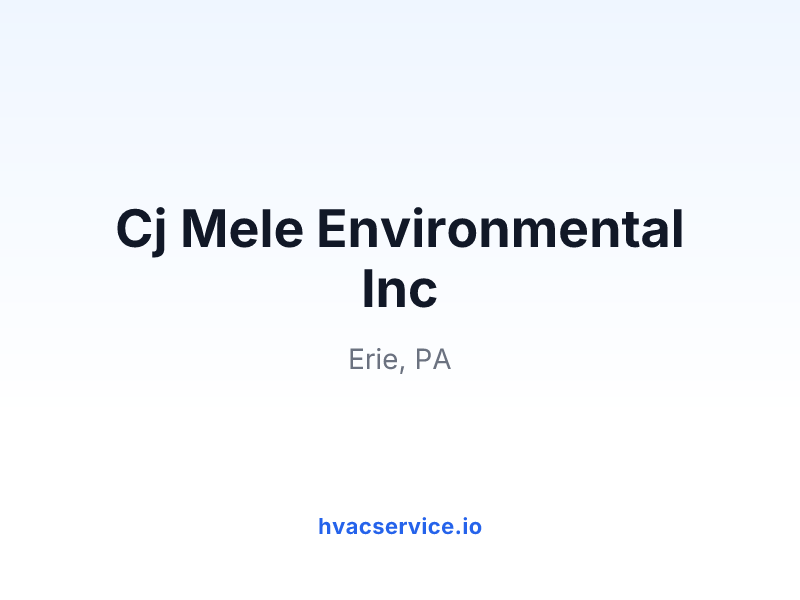 Cj Mele Environmental Inc