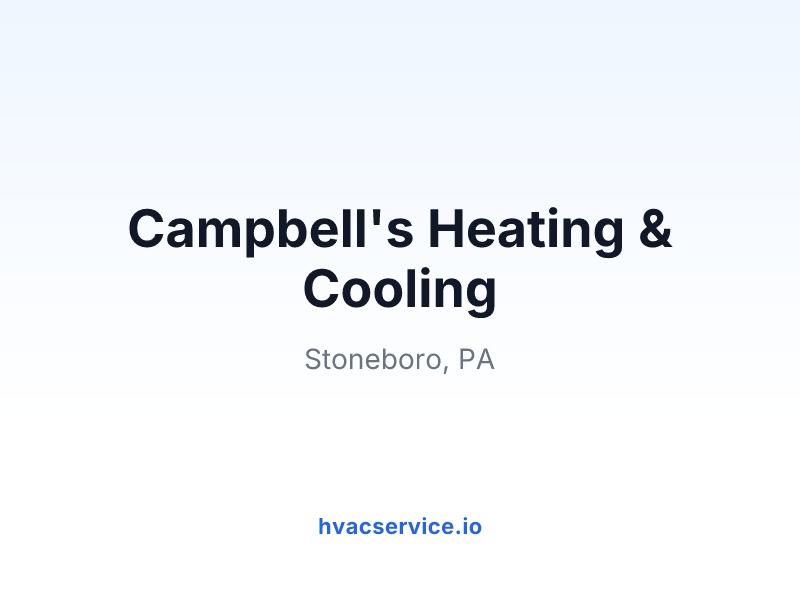 Campbell's Heating & Cooling
