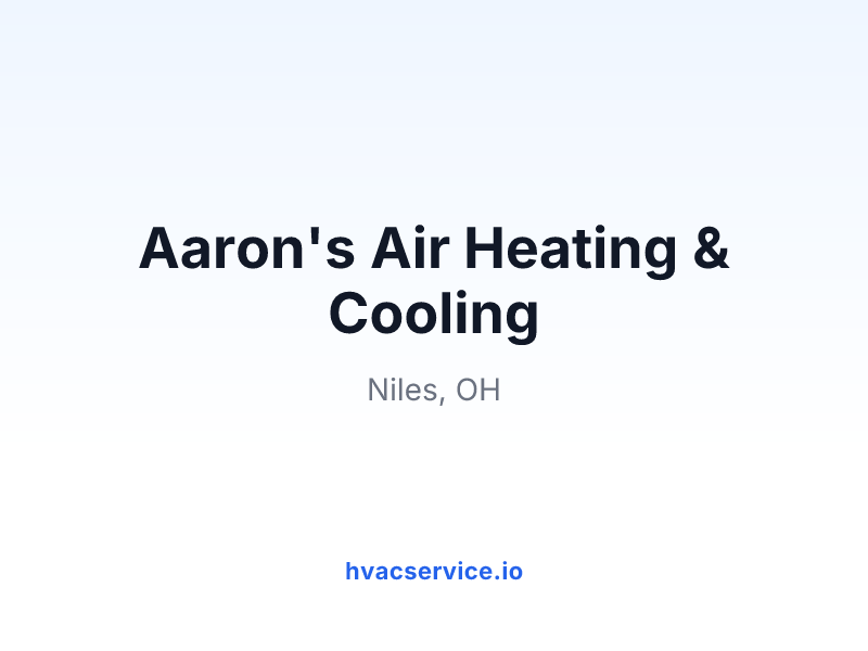 Aaron's Air Heating & Cooling