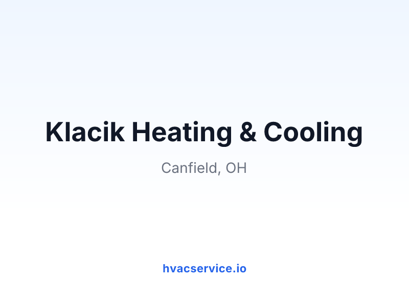 Klacik Heating & Cooling