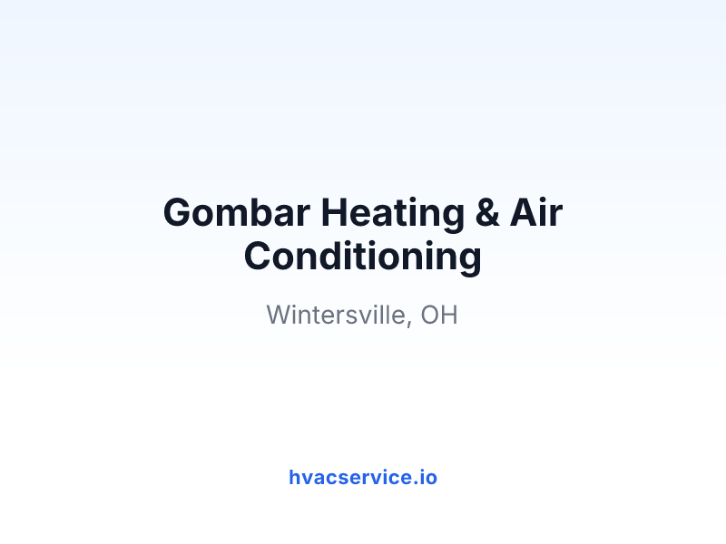 Gombar Heating & Air Conditioning