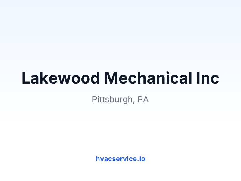 Lakewood Mechanical Inc
