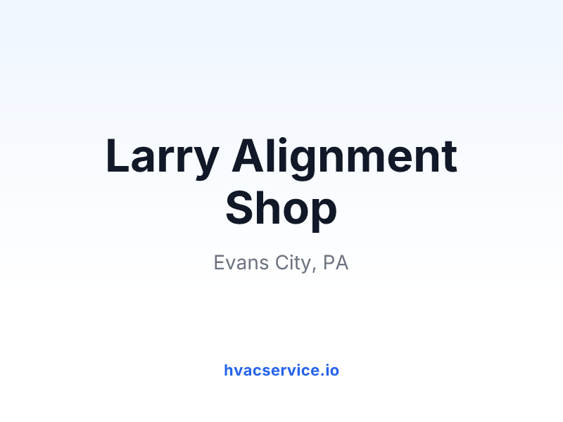 Larry Alignment Shop