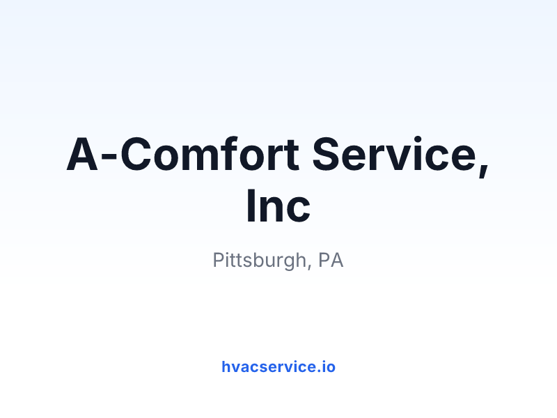 A-Comfort Service, Inc