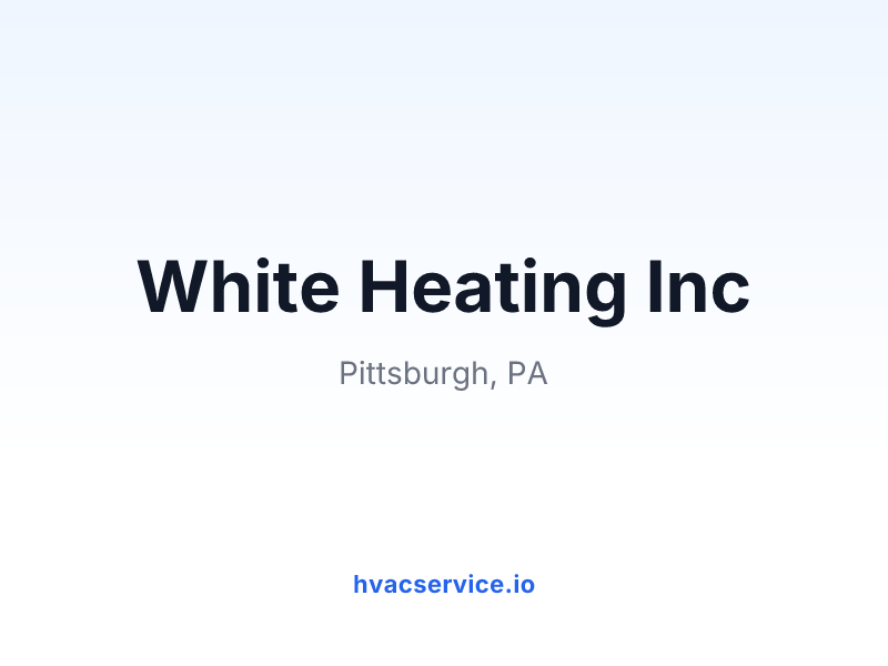 White Heating Inc