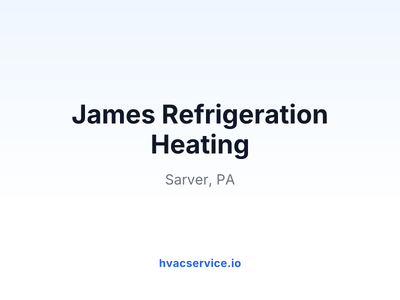 James Refrigeration Heating