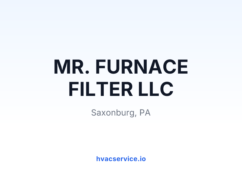 MR. FURNACE FILTER LLC