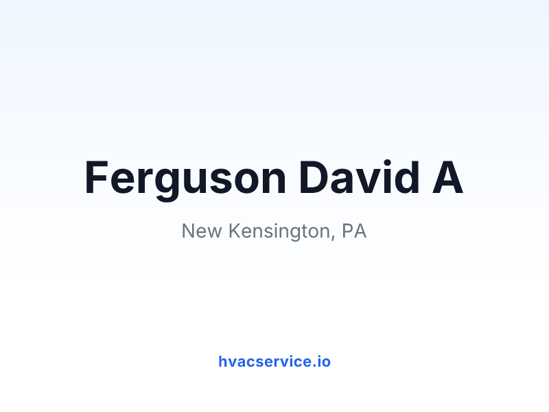 Ferguson David A