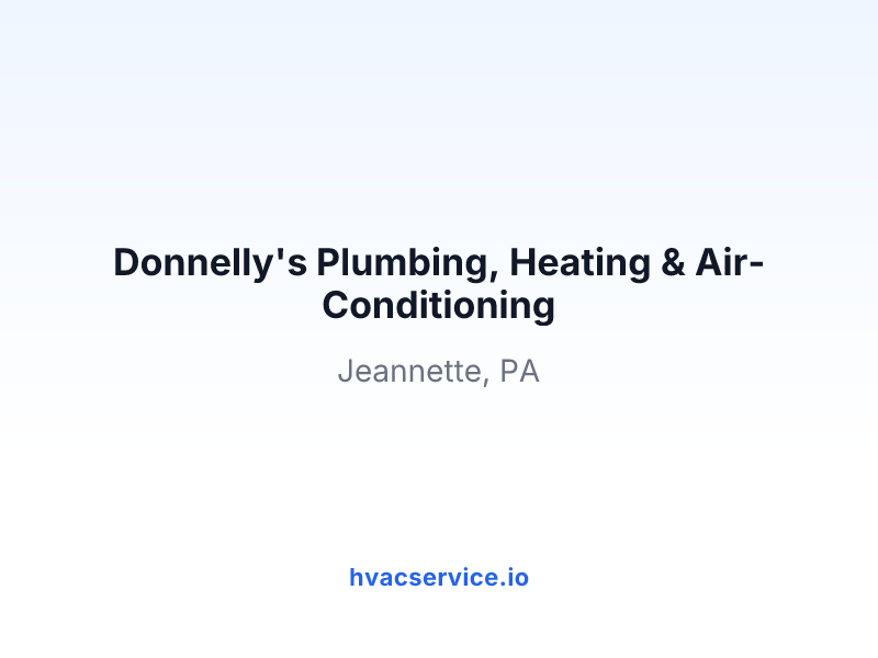 Donnelly's Plumbing, Heating & Air-Conditioning