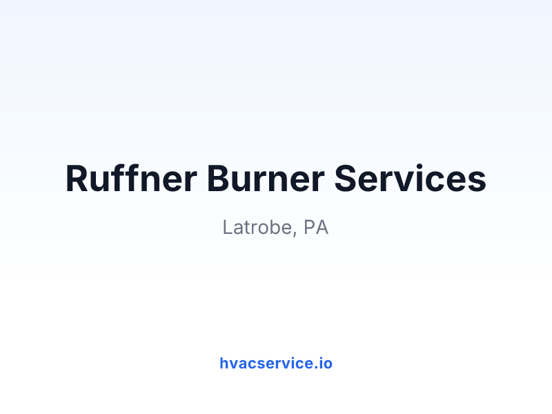 Ruffner Burner Services