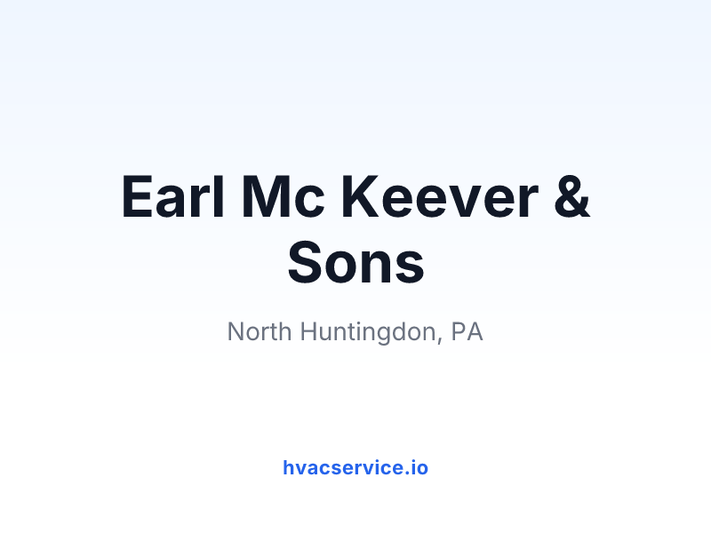 Earl Mc Keever & Sons