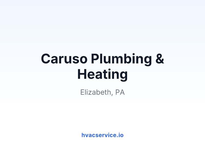 Caruso Plumbing & Heating