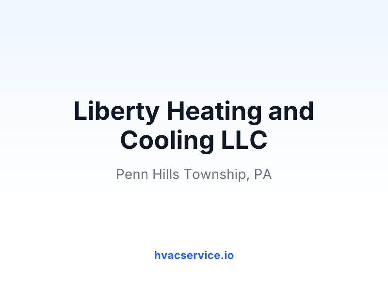 Liberty Heating and Cooling LLC