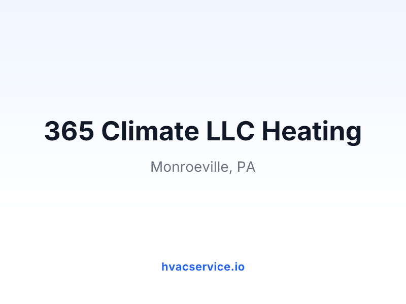 365 Climate LLC Heating