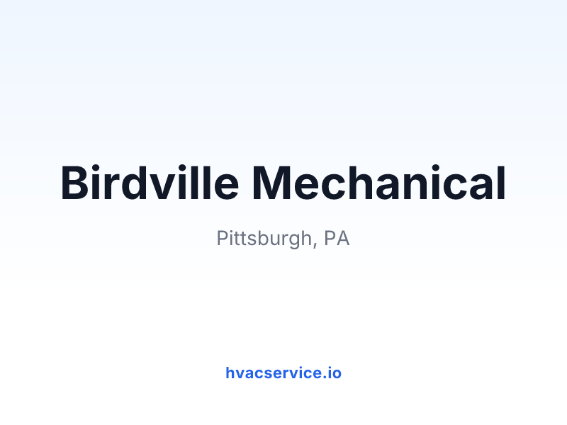 Birdville Mechanical