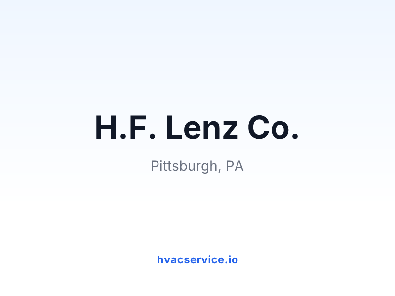 H.F. Lenz Co.