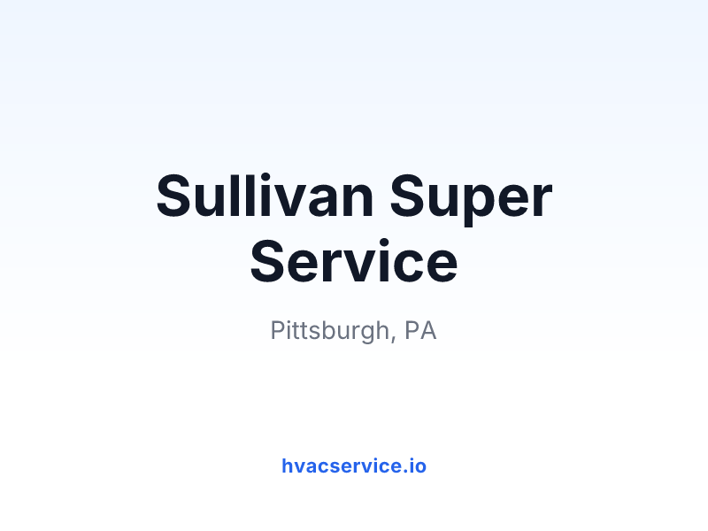 Sullivan Super Service