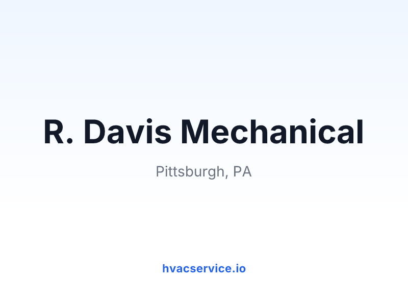 R. Davis Mechanical