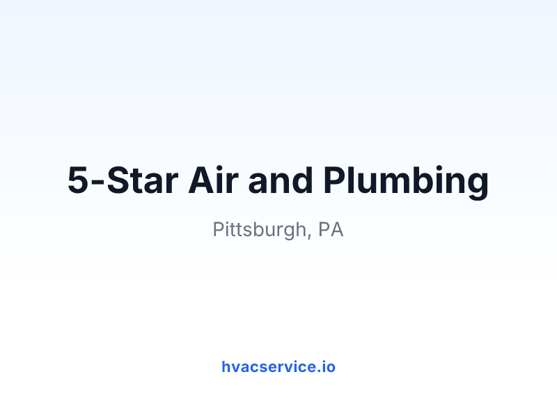 5-Star Air and Plumbing
