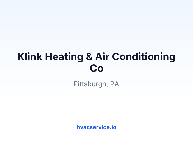Klink Heating & Air Conditioning Co