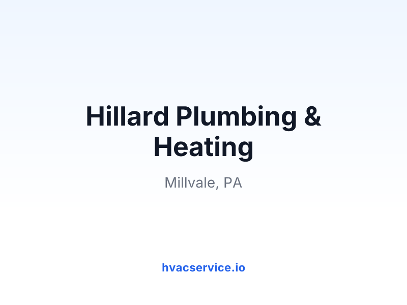 Hillard Plumbing & Heating