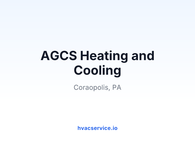 AGCS Heating and Cooling